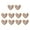 Pink, variant on UDIYO 10Pcs/Set Nail Drill Luxury 3D Effect Gloss Peach Love Heart Nail Art Decorations Ornaments for Salon