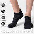 thumbnail image 2 of 8 Pairs Compression Socks for Men & Women, Low Cut Running Gym Ankle Socks for Plantar Fasciitis, Heel Foot Pain Relief Arch Support (L/XL), 2 of 7