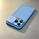 thumbnail image 3 of Funda protectora de lente de cámara deslizante de lujo, cubierta completa para iPhone 15, 14 Pro, 11, 12, 13 Max Plus, funda de carga inalámbrica MagSafe, 3 of 5