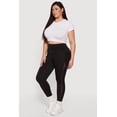 thumbnail image 2 of Women's Plus Size Mesh Detail Cell Phone Pocket Leggings, 2 of 5