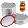 thumbnail image 1 of 48 Pcs Regular Lids (70 Mm, Silver), 1 of 4