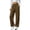 Coffee, variant on Women's Straight Leg Sweatpants Baggy Lounge Pants with Patch Pockets, S-XXXL