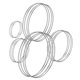 thumbnail image 2 of Anillos de 20 piezas Dreamcatcher, 2 pulgadas 3 pulgadas 4 pulgadas 5 pulgadas 6 pulgadas, anillos de metal de guirnaldas de bricolaje para el día de, 2 of 8