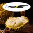 thumbnail image 1 of Durian Peel Breaking Tool Durian Opener Tool 7.87 '' Grado alimenticio Duradero Fácil de abrir Ahorre trabajos Durable Fruit Durian Shell Opener Clip Negro perfecl Abridor de durián, 1 of 8