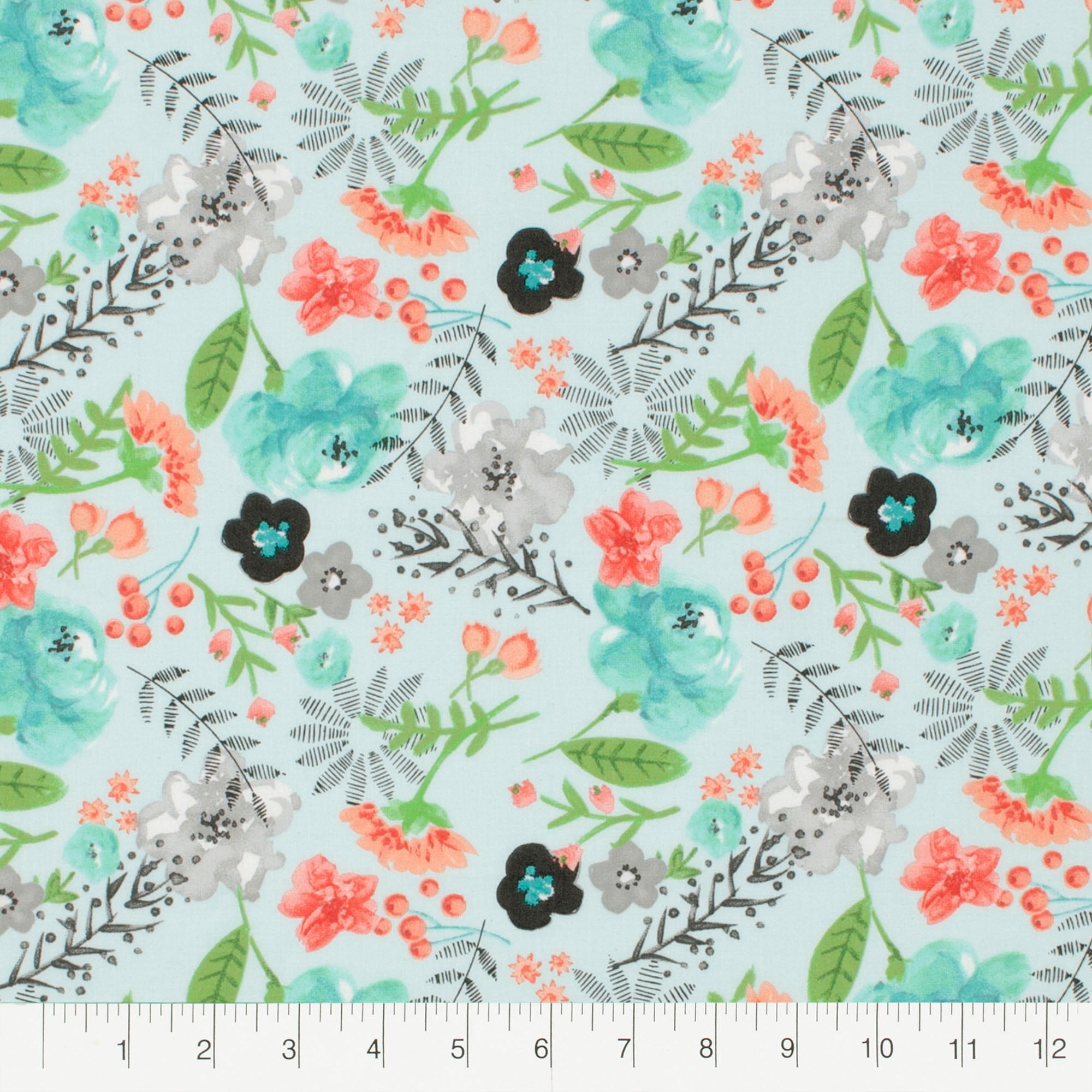 Create It 18"x21" Cotton Aiyana Precut Sewing & Craft Fabric Bundle, Multicolor 15 Piece