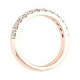 thumbnail image 2 of 1/2 Carat Round Diamond Wedding Band Ring in 14K Rose Gold (Ring Size 10.25), 2 of 6