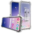 thumbnail image 3 of Venoro for Samsung Galaxy S24 Ultra/S24 Plus/S24 Case with Screen Protector Shockproof Phone Cover with Belt Clip Holster Stand, Clear, 3 of 14