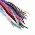 thumbnail image 2 of 2 Pairs Flat Velvet Shoelaces: 1CM Wide Single Side Velvet Laces for Women - 47 inch / 120CM, 2 of 6