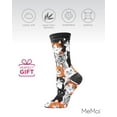 thumbnail image 6 of MeMoi Multi Cat Club Bamboo Blend Crew Socks - Womens - Female, 9-11, Black, 6 of 7