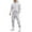 White, variant on Aofany Mens Tracksuits 2 Piece Set Hoodie Long Sleeve Hoodies Multi Pockets Track Suits Elastic Waist Jogger Sweatpants Outfits