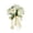 White, variant on Wooowa Wedding Exclusive Artificial Rose Bouquet Handheld Floral Prop for Ceremony Photo Shooting and Bridal Holding