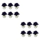 thumbnail image 2 of Servilletero portátil extraíble reutilizable Naiovety 6 piezas lino flor artificial decoración romántica casa Azul oscuro 2piezas, 2 of 6