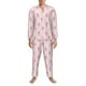 thumbnail image 3 of Fotbe Poodle Dog Pijama de Hombre con Estampado de Manga Larga, Conjunto de 2 Piezas, Ropa de Dormir Suave y Cómoda con Bolsillos-XX-Large, 3 of 7