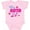 AD-Pink, variant on Inktastic Big Sister to Be with Flowers and Arrow Girls Baby Bodysuit