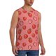 thumbnail image 2 of Balery Red Strawberry Camisetas sin mangas para hombre, absorbe la humedad y protege contra el mal olor.-Small, 2 of 7