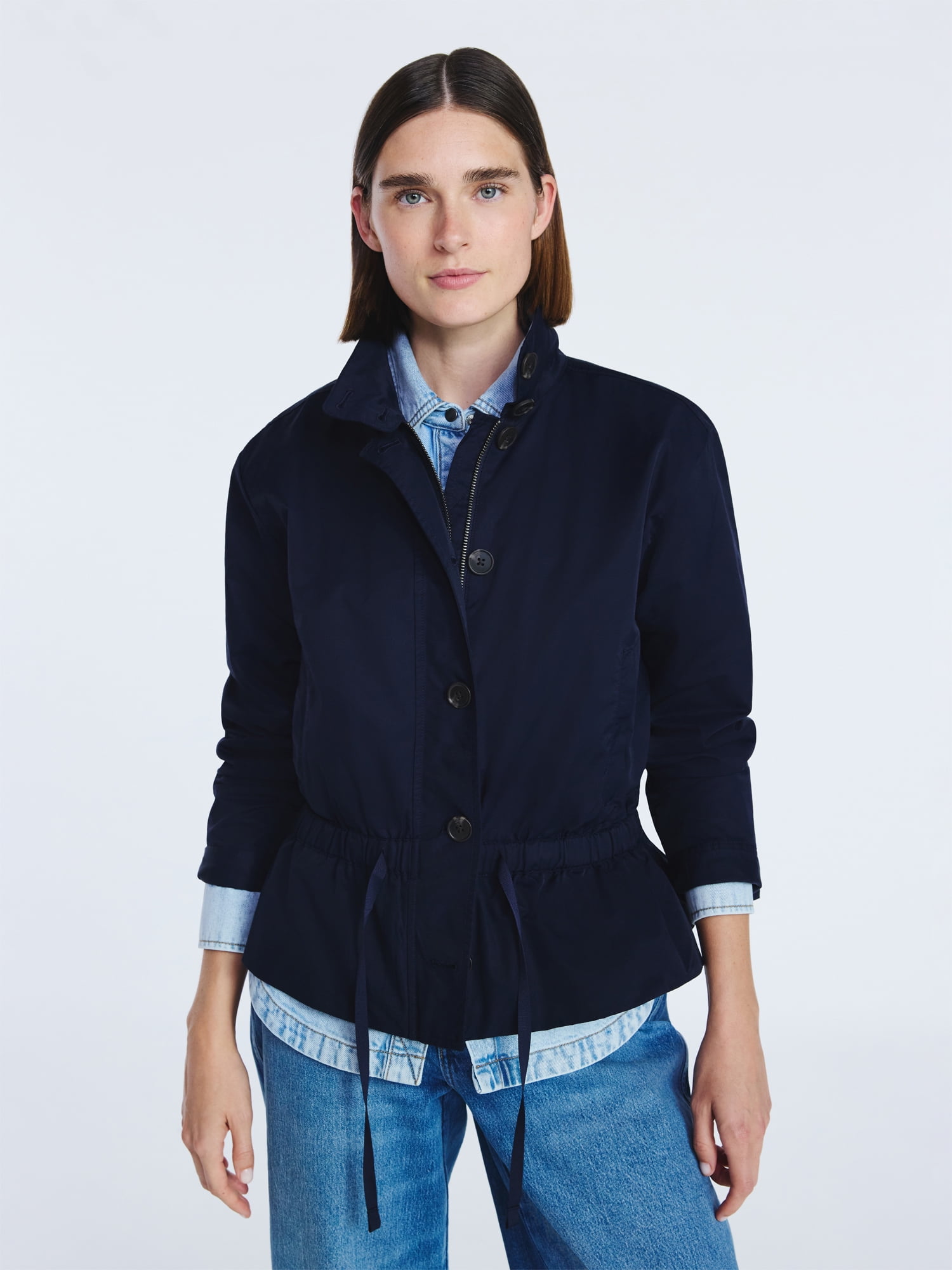 Free Assembly Women's Cinched Parachute Jacket, Sizes XS-XXL