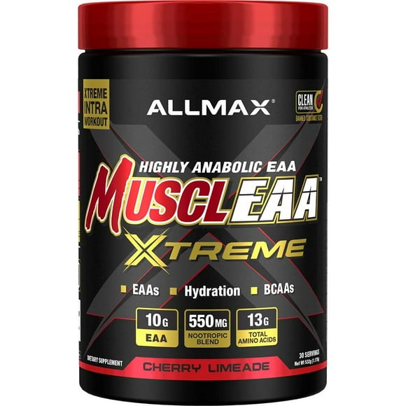 Suplemento ALLMAX MUSCLEAA Xtreme Cherry Limeade 532 g