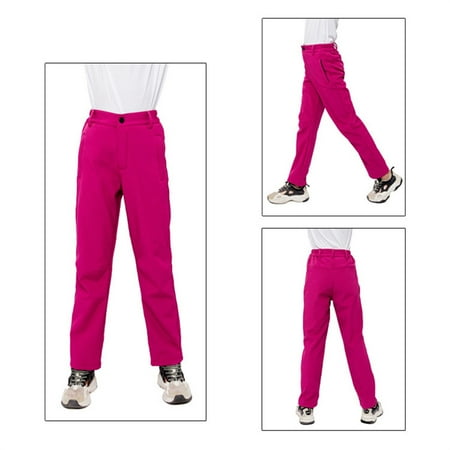 

Toddler Khaki Pants Hot Pink Sports Warmth Plush Waterproof Windproof Newborn Pant Toddler Pants 3XL Retirement Gifts For Women
