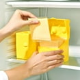 JUNZHIDAO Cow Cheese Slice Holder Storage Container For Refrigerator