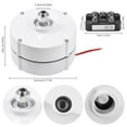 thumbnail image 1 of 200W Three-Phase Alternator Rare Earth NdFeB Permanent Magnet Generator 750rpm 12V High Speed Permanent Magnet Generator AC Alternator with Controller for Vertical Horizontal Wind, 1 of 7