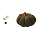 thumbnail image 1 of Estatua de hoja, calabaza de Halloween, juguete de hierro y madera, forma única, detalles realistas, adorno artístico adecuado para sala de estar, dor, 1 of 8
