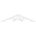 thumbnail image 2 of Ekena Millwork 60"W x 12 1/2"H x 1"P (5/12) Pitch Riley Architectural Grade PVC Gable Pediment, 2 of 5
