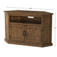 thumbnail image 4 of Martin Svensson Home Rustic Corner 50" Solid Wood TV Stand Natural Brown, 4 of 7