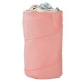 Your Zone Popup Polyester Spiral Laundry Hamper, Pink