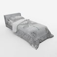 thumbnail image 3 of Ambesonne Dragonfly Bedding Set 4 Pcs, Royal Rose Petals, Queen, Black Pale Blue, 3 of 3