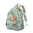 thumbnail image 2 of Boho Bohemia Flower Backpack for School,Cute School Bag,Schoolbag with Adjustable Shoulder Straps & Padded Back,13.4"x11"x4.7", 2 of 6