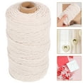 thumbnail image 4 of FONDOTIN Decorative Wrapping Ribbon for Home Use 1 Roll Beige Cotton Artistic Craft, 4 of 8