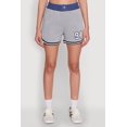 thumbnail image 3 of Womens 94 Graphic Denim Trim Shorts, 3 of 4