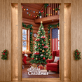 thumbnail image 2 of Festive Holiday Decoration Christmas Ornament Photography Backdrop for Indoor Home Celebration Winter Event Family Gathering, 2 of 9