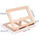 thumbnail image 2 of Soporte de madera ajustable para libros, soporte para libros de cocina, escritorio de lectura, 2 of 5