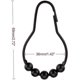 thumbnail image 2 of Shower Curtain Hooks Rings, Stainless Steel Rust-resistant Shower Curtain Rings And Hooks-set Of 24- Matte Black, 2 of 2