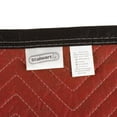 thumbnail image 3 of STALWART Cotton-Filled Moving Blanket – Heavy-Duty Drop Cloth to Cover Furniture, Appliances and Cushion Moving Boxes – Black/Red, 72" x 80", Set of 4, 3 of 5