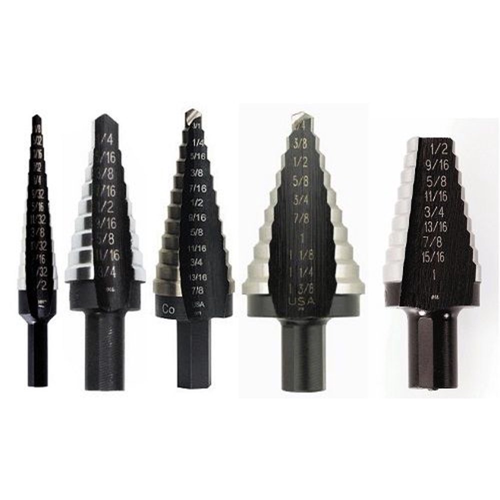 Irwin Unibit Combo Pack Unibit 1, 3, 4, 5, & 20 Step Drill Bits