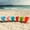 #01-Blue(1pc), variant on Beach Cup Holder with Pocket, Multi-Functional Sand Cup Holder for Beverage Phone Sunglasses Key, Beach Accessory Drink Sand Coaster - Orange(1pc)