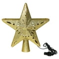 thumbnail image 2 of Golden Star Tree Topper Projection Light, Rotating LED Projector, Christmas Tree Decoration, Indoor Holiday Decor for Home, 2 of 7