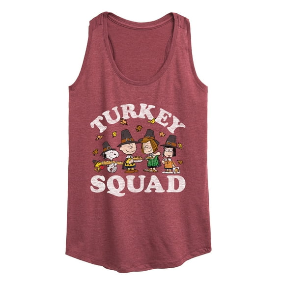 Peanuts - Turkey Squad - Women's Racerback Tank Top