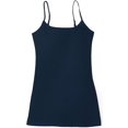 thumbnail image 2 of Women's & Juniors Camisole Built in BRA Adjustable Spaghetti Strap Long Tank Top - 2 Pack, 2 of 3