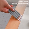 thumbnail image 2 of Billuyoard Cepillo de limpieza de tazas Antideslizante Ranura de mano Cepillos de ranura Teclado Cuelgue Manual Cuenco Limpie el polvo Herramienta de Suministros de limpieza para el hogar Blanco Billuyoard HA061289-01, 2 of 6