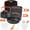 16pcs (Orange), variant on Camping Cookware Set Gear Campfire Utensils Non-stick Cooking Equipment Lightweight Stackable Pot Pan With Storage Bag For Outdoor Hiking