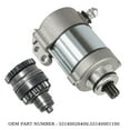 thumbnail image 2 of Electric Starter Motor For KTM 250cc 300cc EXC Motorcycle Engine Parts Motor And Bendix Set Replace For 55140001100 55140026400, 2 of 7