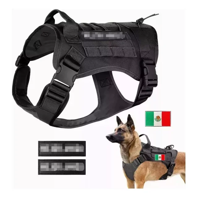 Táctico De Arnes Perros Con Correa Elástica Para Cazar, Xl
