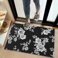 thumbnail image 2 of Pioneer Flower Floral Print Pattern Door Rugs,Washable Non Slip Door Mats Indoor,Decorative Door Mats,Entry Mat Indoor for Entrance,Bedroom,Kitchen,Bathroom,20"x32", 2 of 6