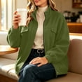 thumbnail image 5 of Posijego Women's Jacket Stand Collar Zip up Long Sleeve Casual Lightweight Outerwear Sweatshirt Jackets with Pockets, 5 of 7