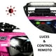 thumbnail image 2 of Camioneta montable JOYKOO eléctrica 93 cm rosa Control remoto 12V, 2 of 8