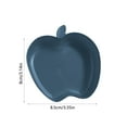 thumbnail image 3 of Sentmoon Apples Shape Plates Impregnable Dinner Plates Dishwasher Microwave Safe Plastic Plates Reusable Lightweight Plates For Kitchen Or Camping 3.35x3.15 Inches, 3 of 6