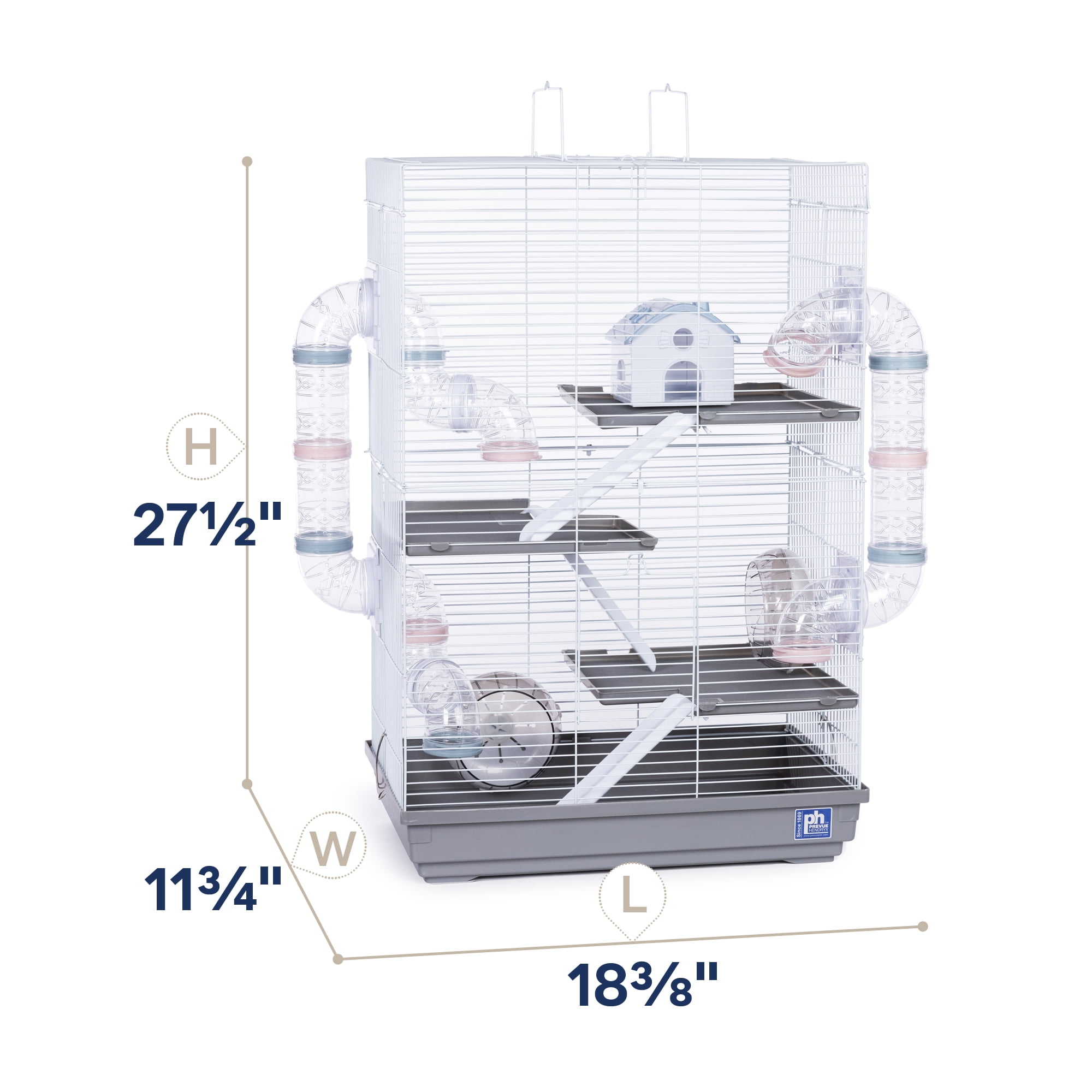 Prevue Pet Products Hamster Playhouse- Gray 2006GRAY